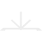 Ekena Millwork Vanguard Architectural Grade PVC Gable Bracket, 108"W x 49 1/2"H x 2"D x 4"F, 11/12 Pitch GBP108X50X0204VAN00 - alternate 2